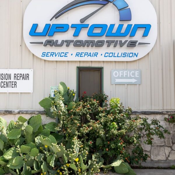 Outside of the best auto body shop in Houston, TX - Uptown Automotive